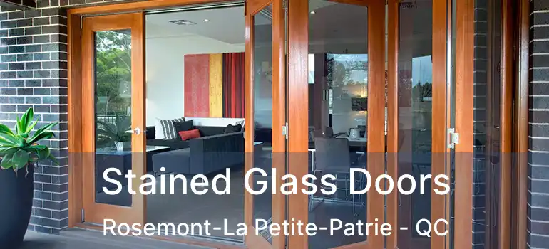  Stained Glass Doors Rosemont-La Petite-Patrie - QC