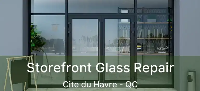  Storefront Glass Repair Cite du Havre - QC