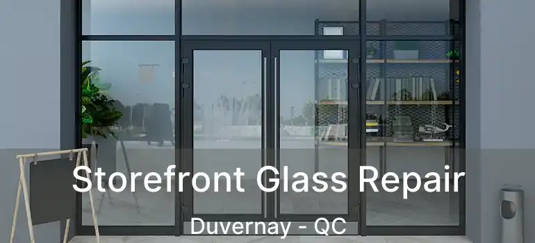  Storefront Glass Repair Duvernay - QC