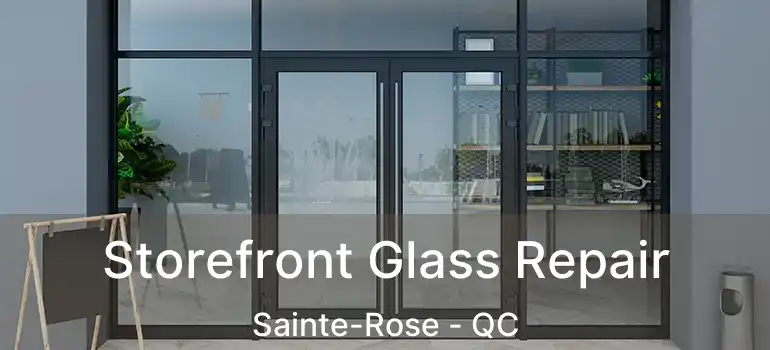  Storefront Glass Repair Sainte-Rose - QC