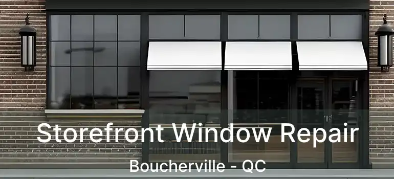  Storefront Window Repair Boucherville - QC