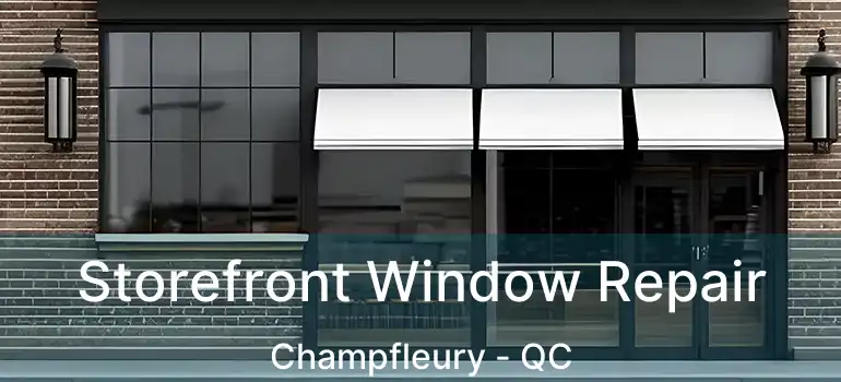  Storefront Window Repair Champfleury - QC