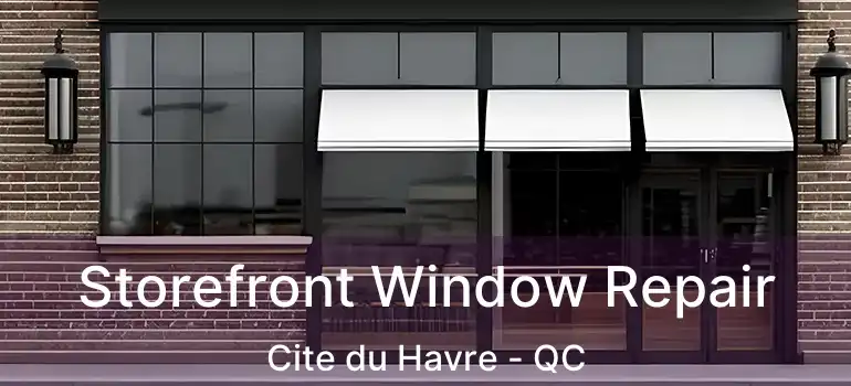  Storefront Window Repair Cite du Havre - QC