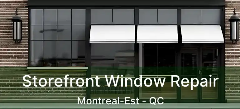  Storefront Window Repair Montreal-Est - QC