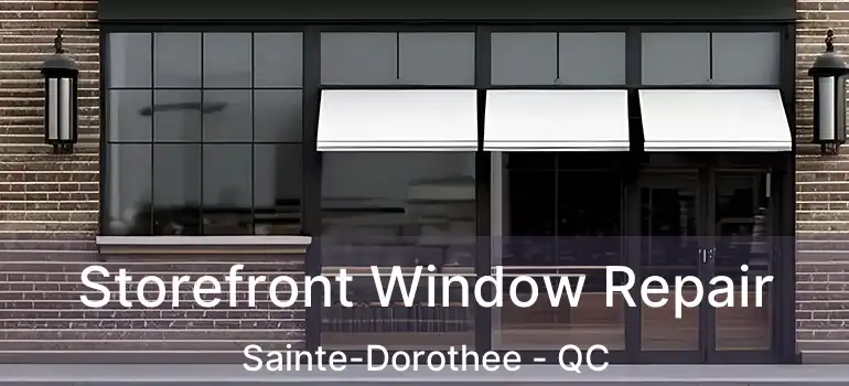  Storefront Window Repair Sainte-Dorothee - QC
