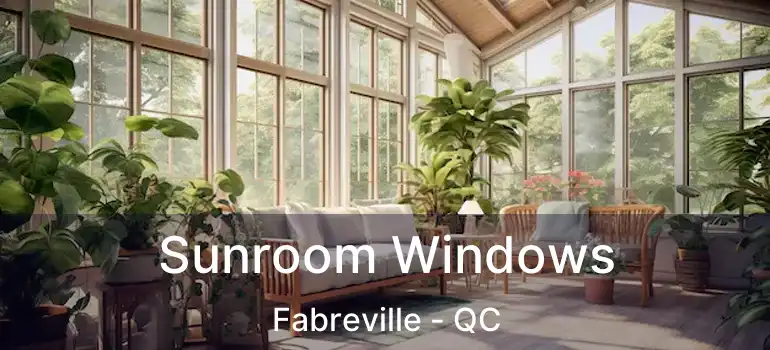  Sunroom Windows Fabreville - QC