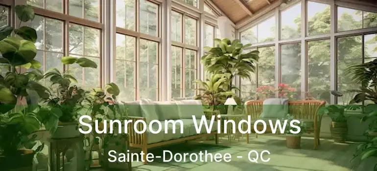  Sunroom Windows Sainte-Dorothee - QC