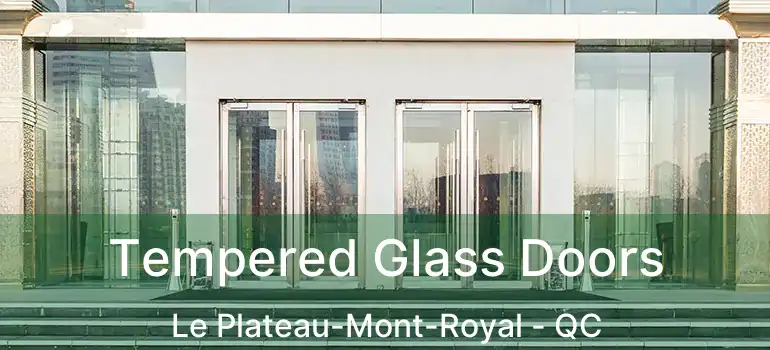 Tempered Glass Doors Le Plateau-Mont-Royal - QC