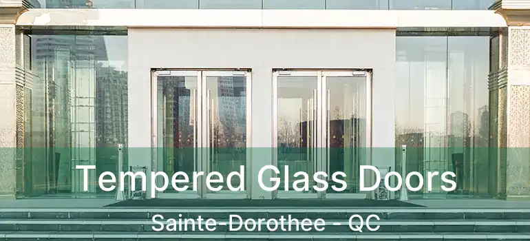 Tempered Glass Doors Sainte-Dorothee - QC