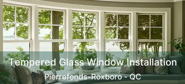  Tempered Glass Window Installation Pierrefonds-Roxboro - QC