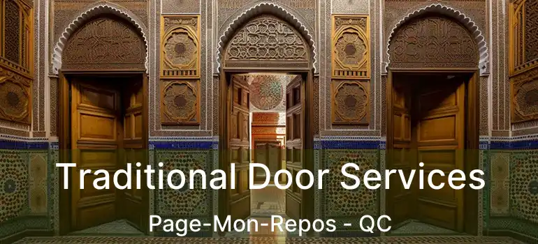  Traditional Door Services Page-Mon-Repos - QC