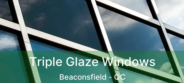  Triple Glaze Windows Beaconsfield - QC