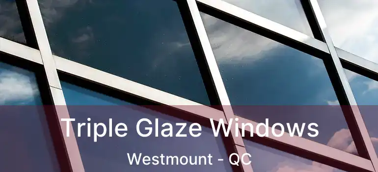  Triple Glaze Windows Westmount - QC