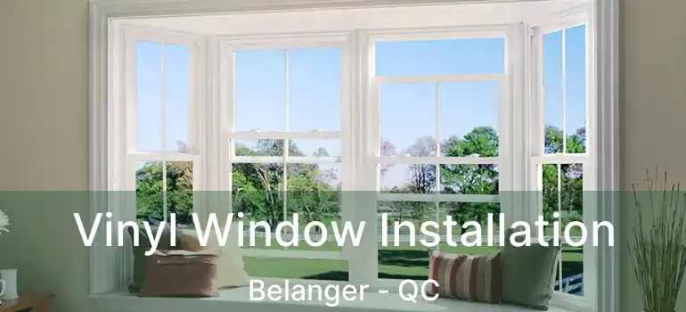  Vinyl Window Installation Belanger - QC