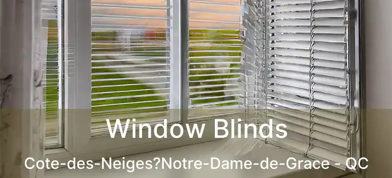  Window Blinds Cote-des-Neiges?Notre-Dame-de-Grace - QC