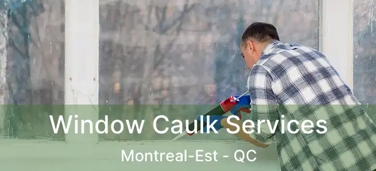  Window Caulk Services Montreal-Est - QC