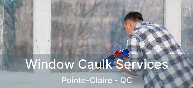  Window Caulk Services Pointe-Claire - QC