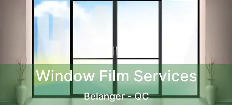  Window Film Services Belanger - QC