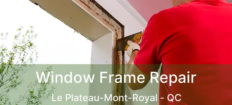  Window Frame Repair Le Plateau-Mont-Royal - QC