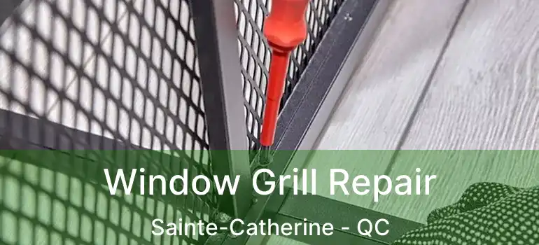  Window Grill Repair Sainte-Catherine - QC