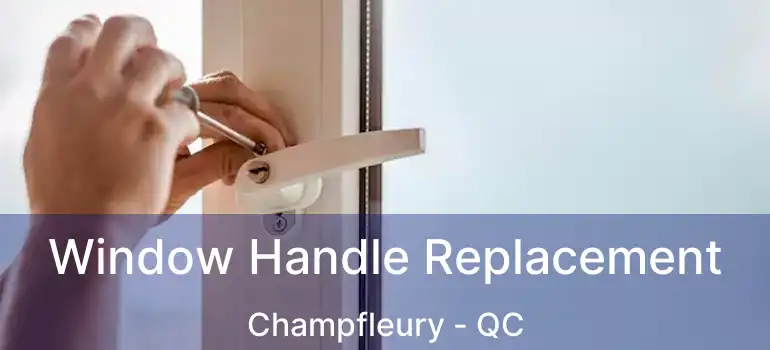  Window Handle Replacement Champfleury - QC