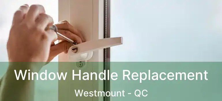  Window Handle Replacement Westmount - QC
