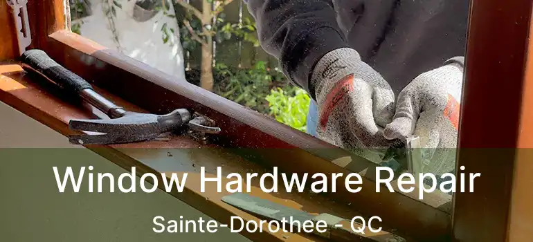  Window Hardware Repair Sainte-Dorothee - QC