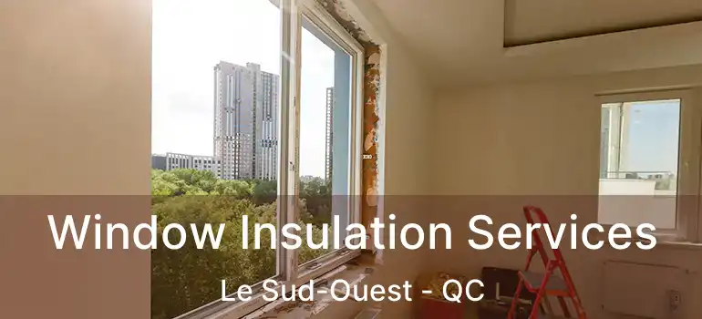  Window Insulation Services Le Sud-Ouest - QC