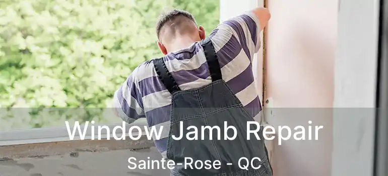  Window Jamb Repair Sainte-Rose - QC