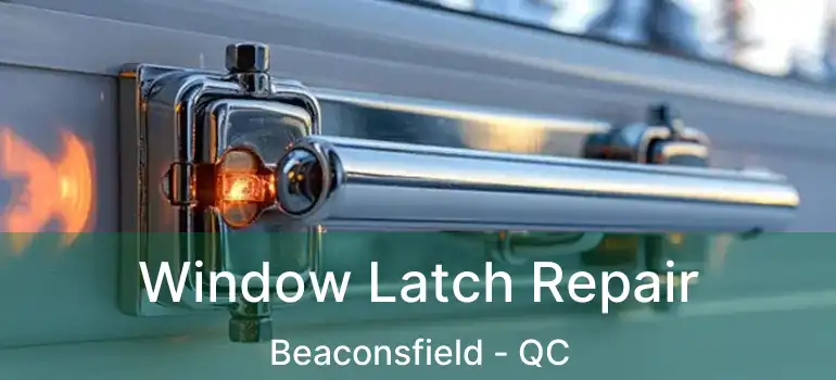 Window Latch Repair Beaconsfield - QC