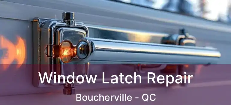  Window Latch Repair Boucherville - QC