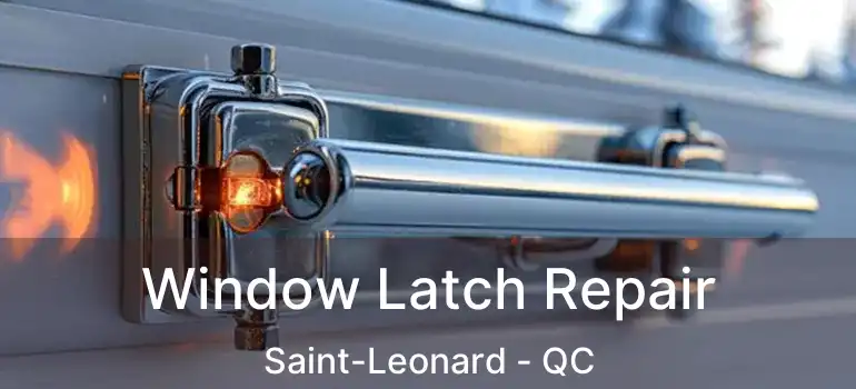  Window Latch Repair Saint-Leonard - QC