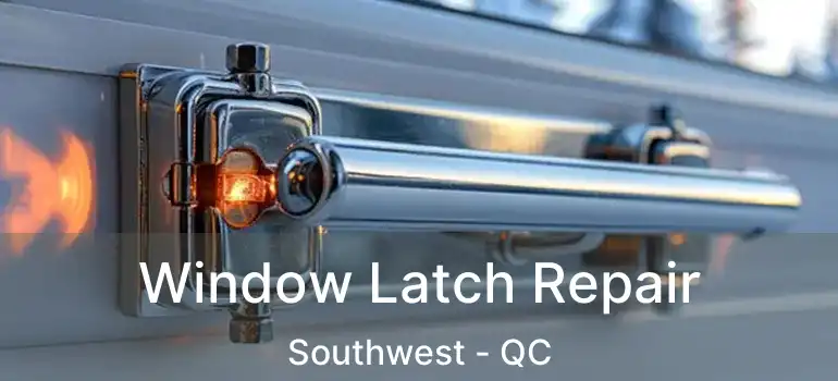  Window Latch Repair Southwest - QC
