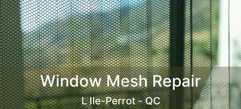  Window Mesh Repair L Ile-Perrot - QC