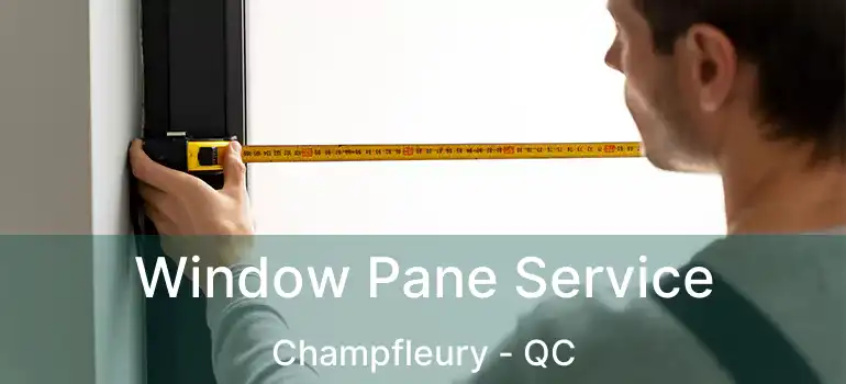  Window Pane Service Champfleury - QC