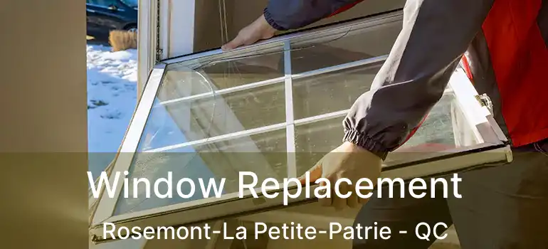  Window Replacement Rosemont-La Petite-Patrie - QC