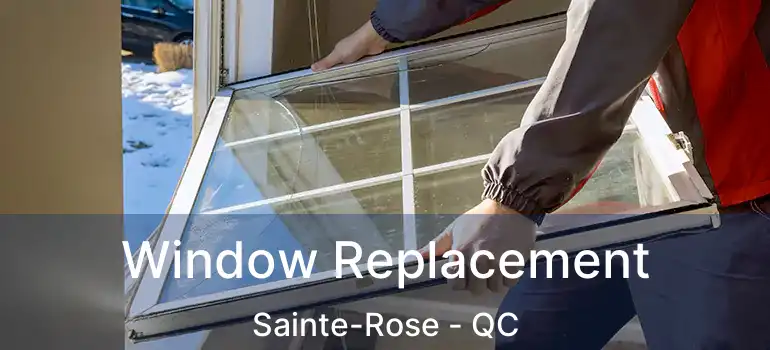  Window Replacement Sainte-Rose - QC