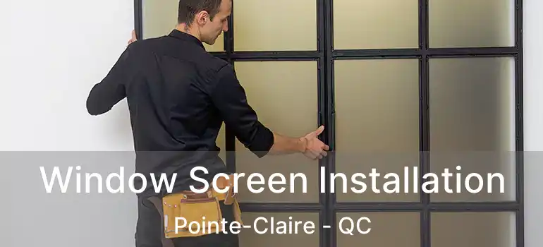  Window Screen Installation Pointe-Claire - QC