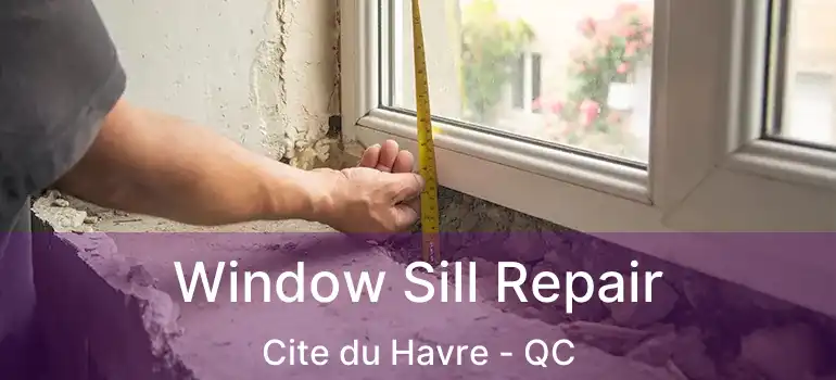  Window Sill Repair Cite du Havre - QC