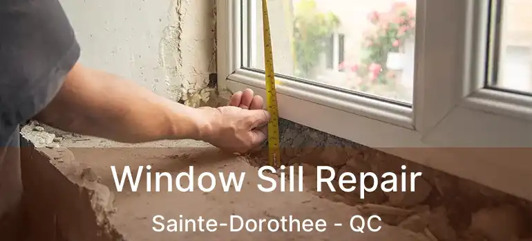  Window Sill Repair Sainte-Dorothee - QC