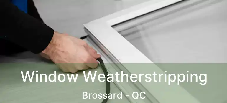  Window Weatherstripping Brossard - QC