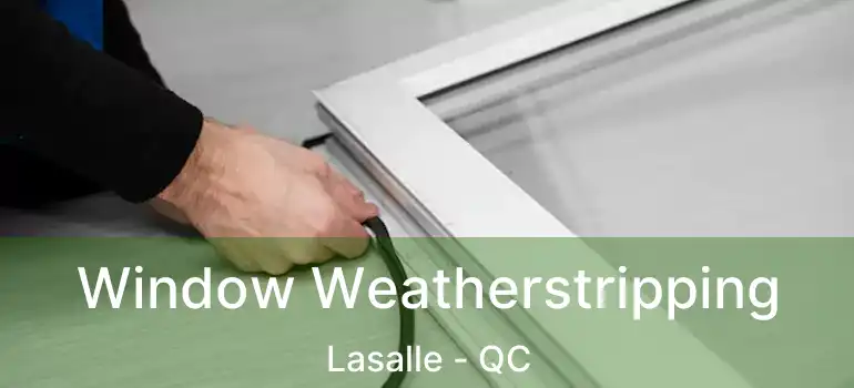  Window Weatherstripping Lasalle - QC