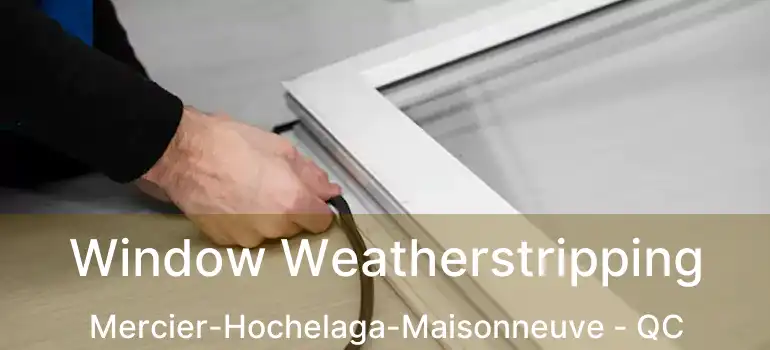  Window Weatherstripping Mercier-Hochelaga-Maisonneuve - QC
