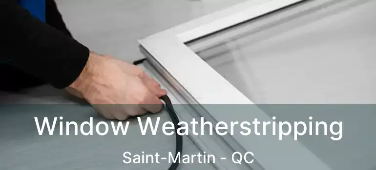  Window Weatherstripping Saint-Martin - QC