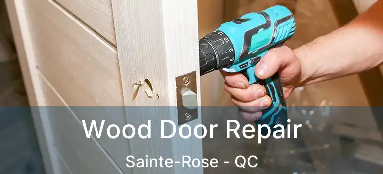  Wood Door Repair Sainte-Rose - QC