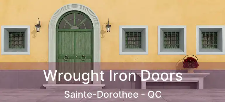  Wrought Iron Doors Sainte-Dorothee - QC